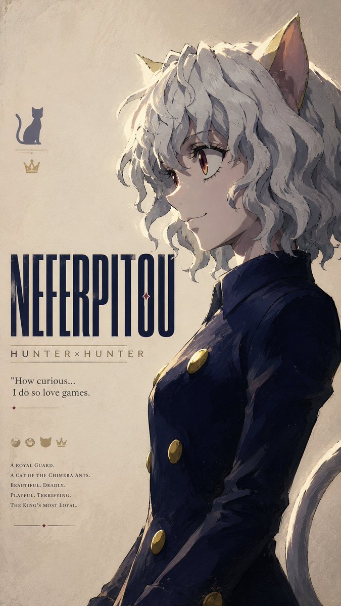 Neferpitou Villain Wallpaper Poster preview image