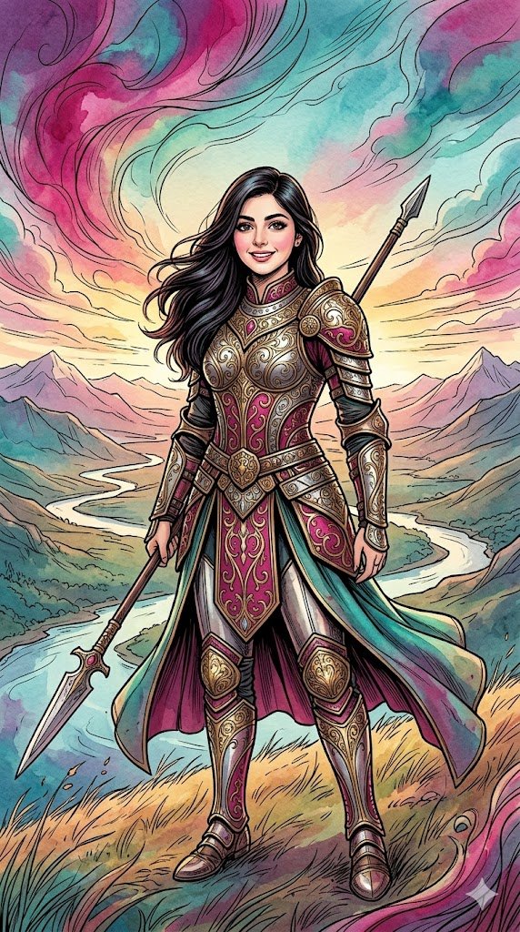 Warrior Princess Artistic Poster preview image