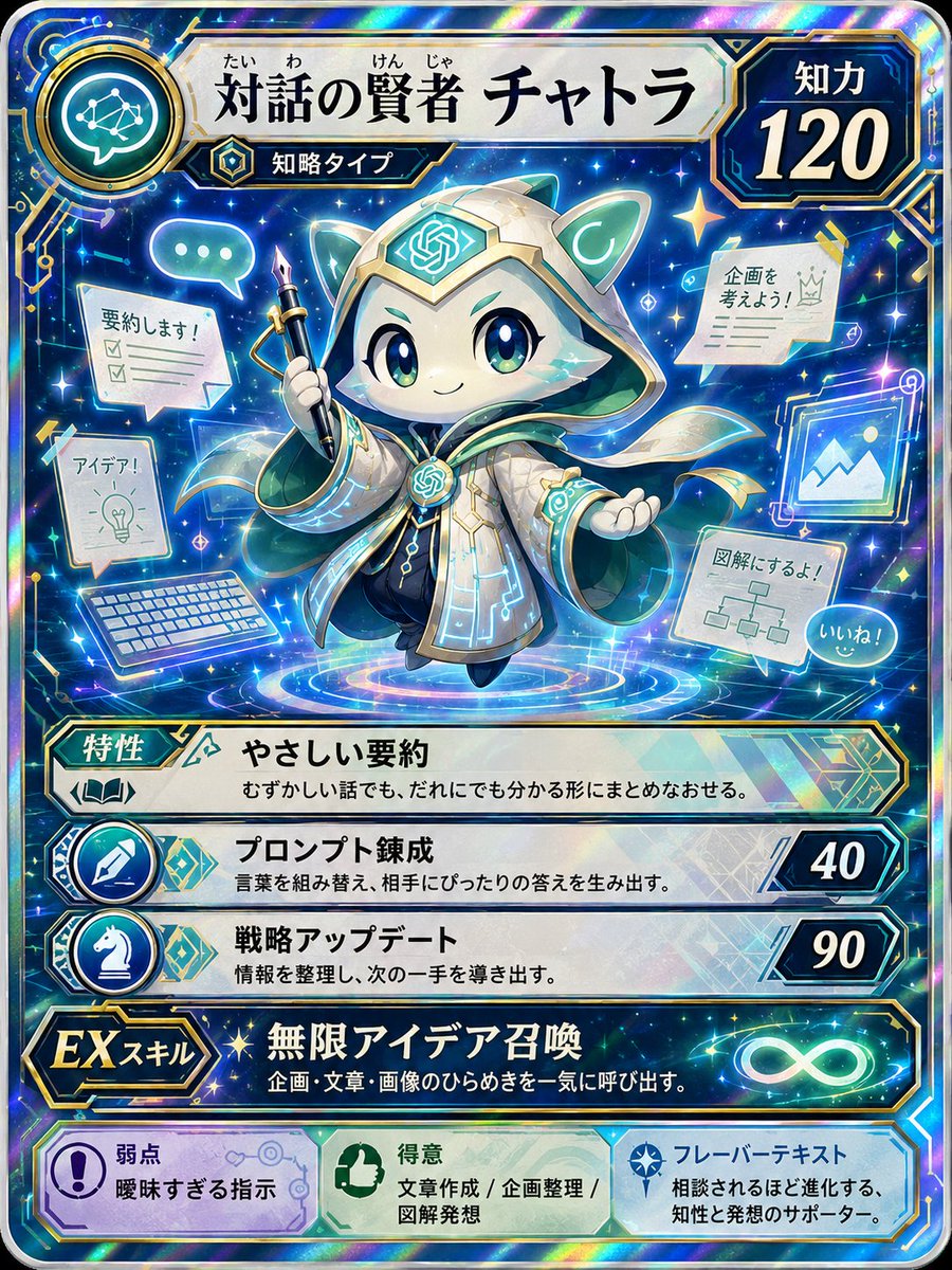 Pokemon Card Style Character preview image