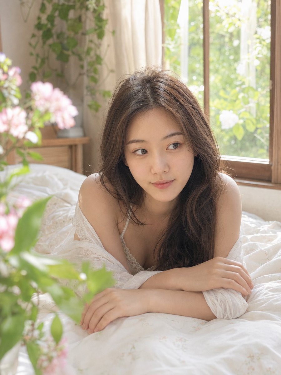 French Style Spring Forest Portrait preview image