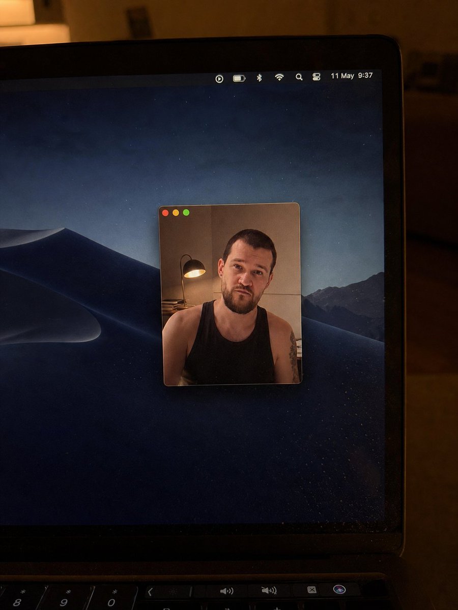 Realistic Mac Webcam Photo Edit preview image