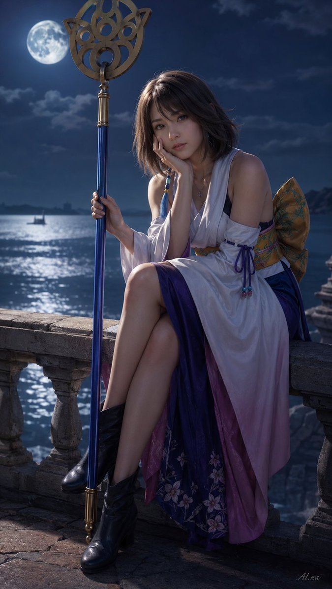 Moonlit Fantasy Summoner Cosplay preview image