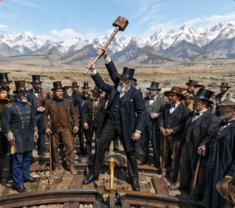 Victorian Railroad Ceremony Scene preview image