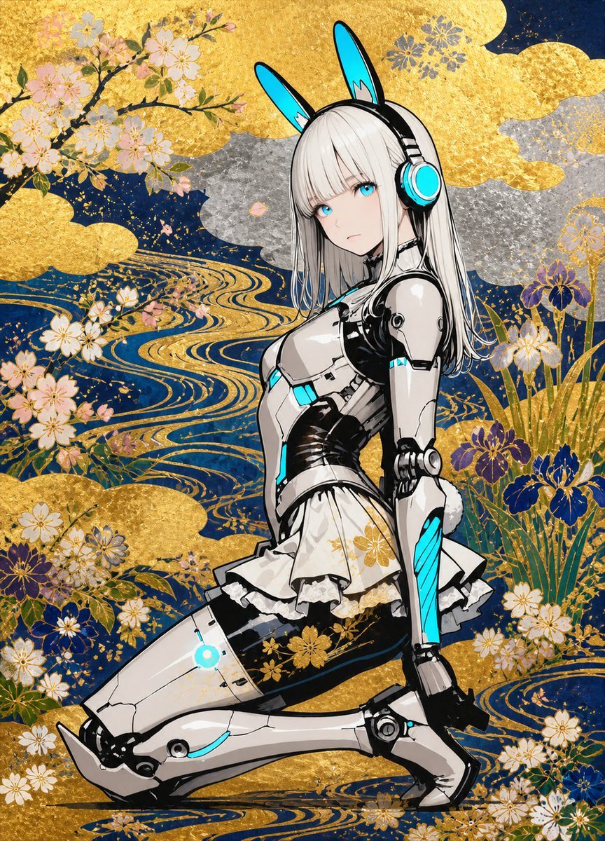 Rinpa Style Decorative Illustration preview image