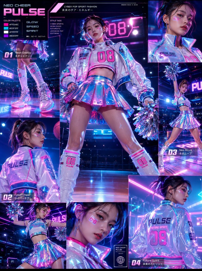 Cheerleader Fashion Catalog Board preview image