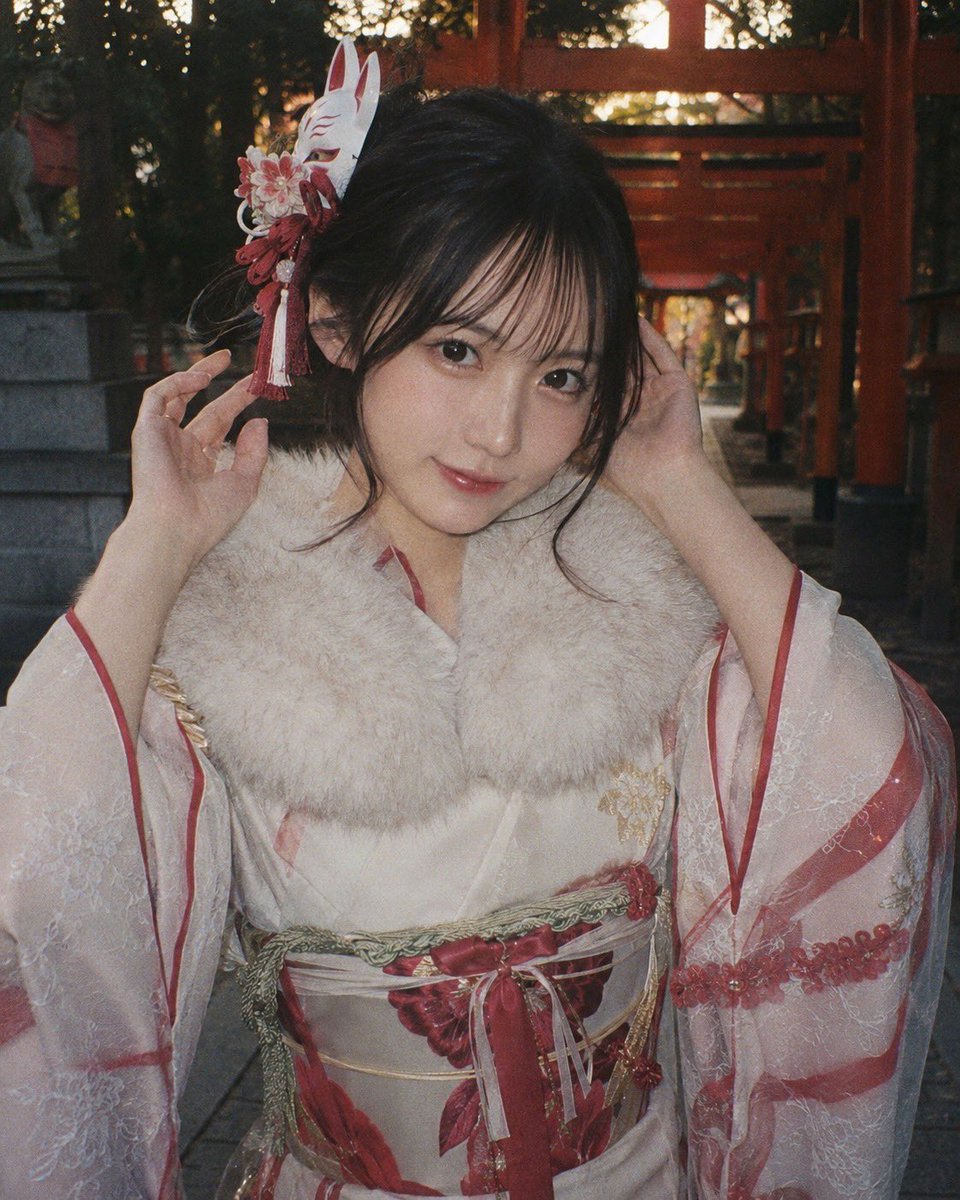 Censored Shrine Kimono Portrait preview image