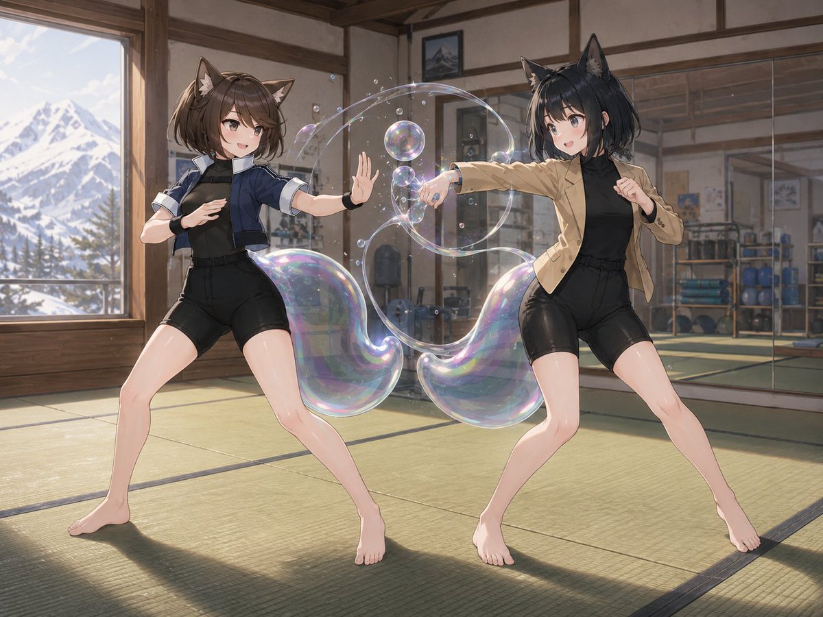 Catgirl Dojo Bubble Sparring preview image