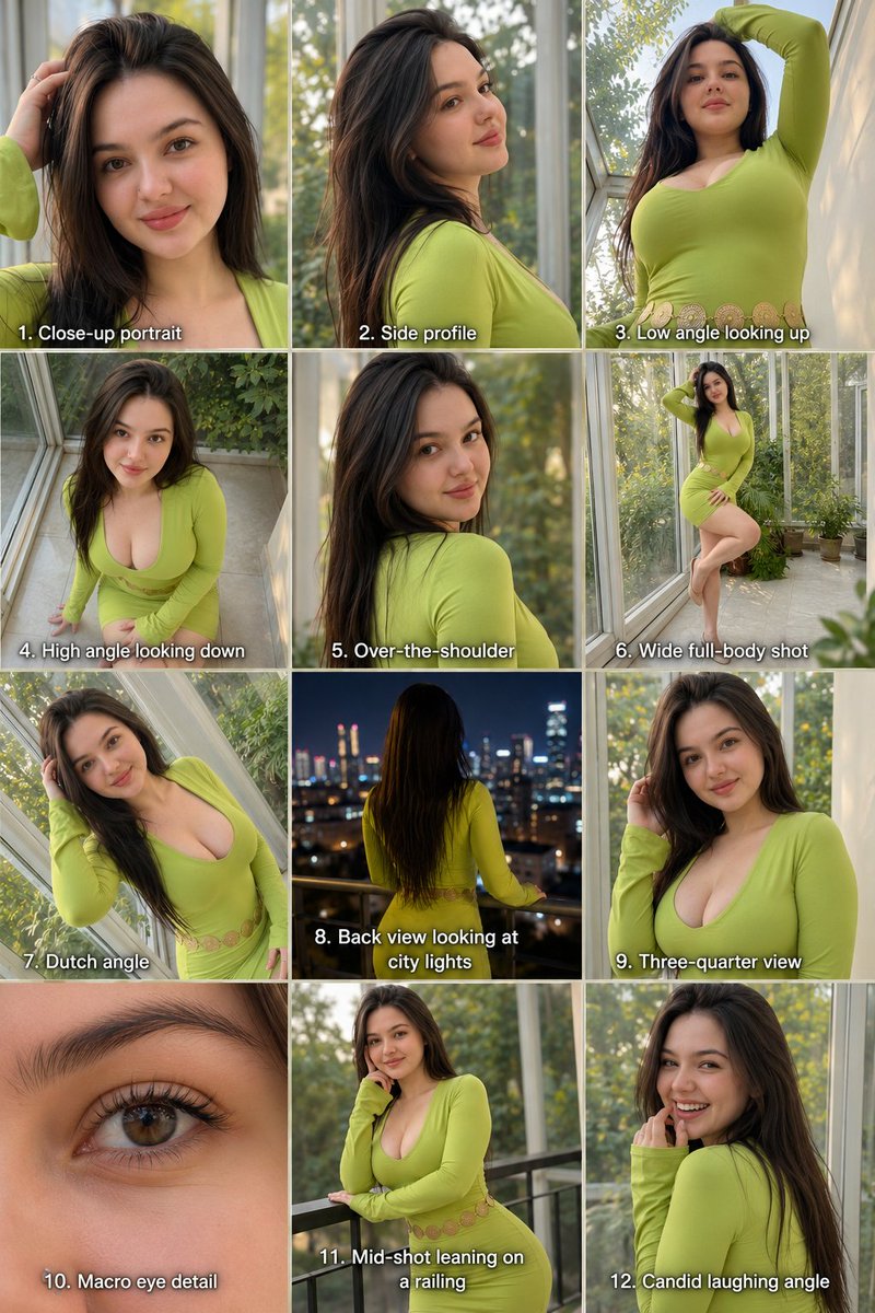 Twelve Angle Multi-View Face Grid preview image