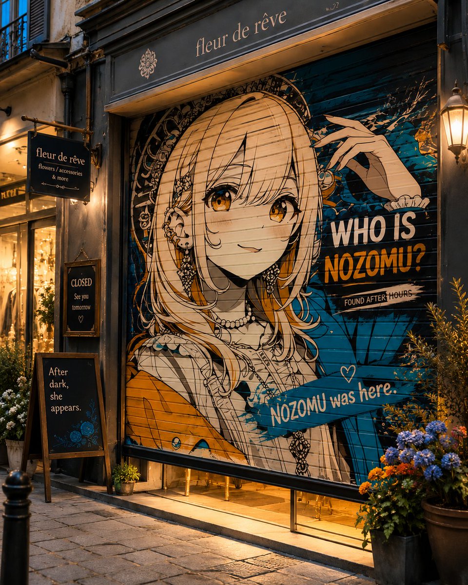 Closed Shop Shutter Mural Art preview image
