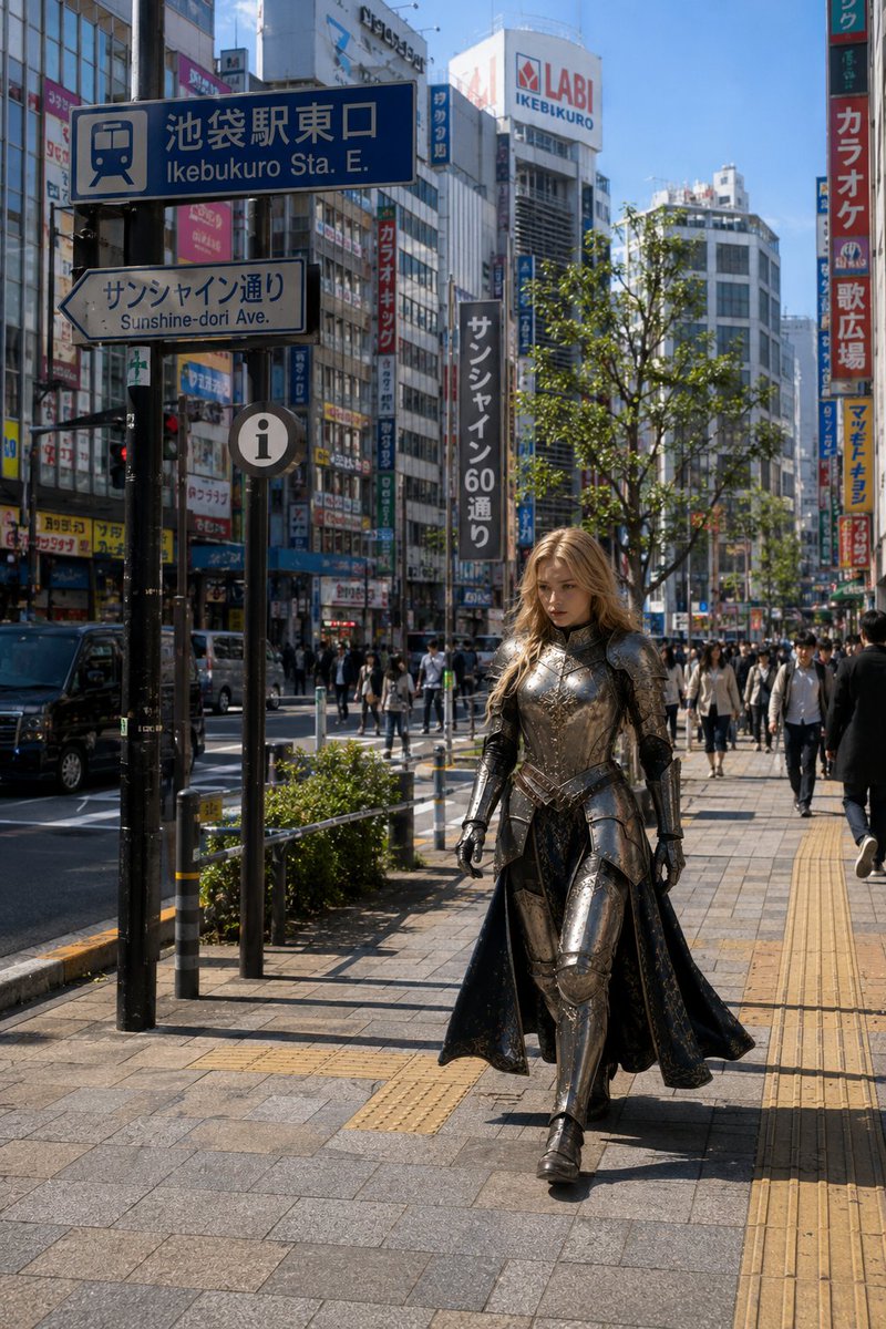 Armored Cosplayer in Ikebukuro preview image