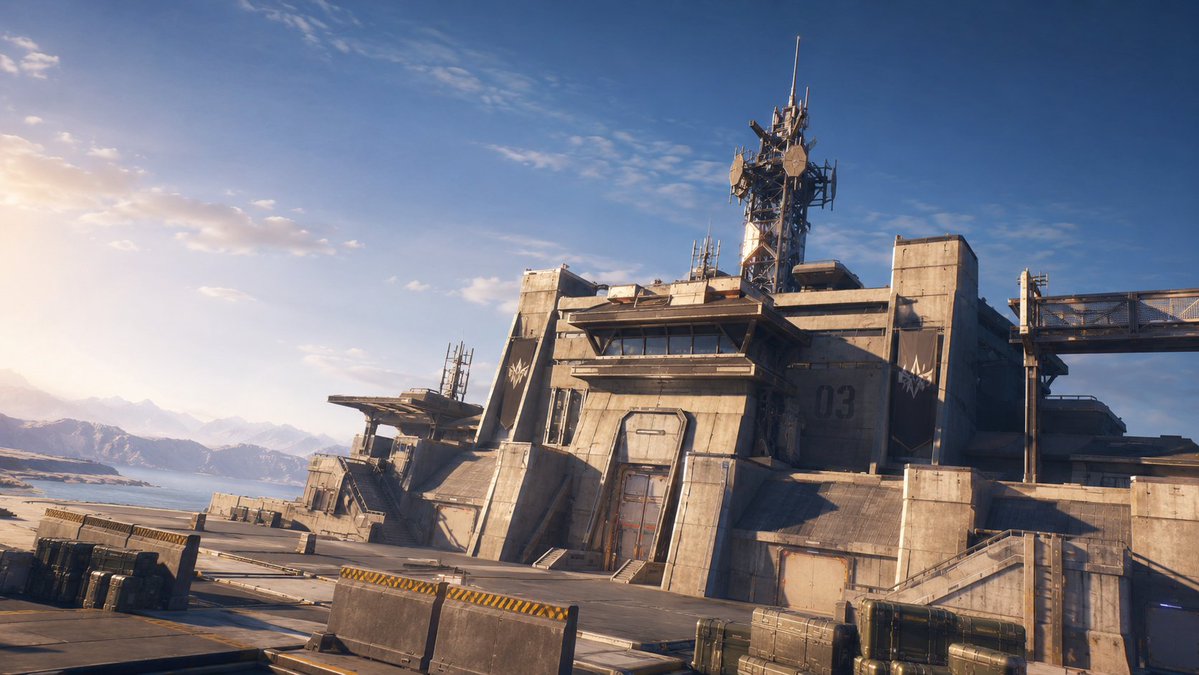 Coastal Sci-Fi Communications Base preview image