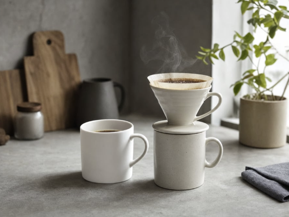 Minimal Pour-Over Coffee Scene preview image