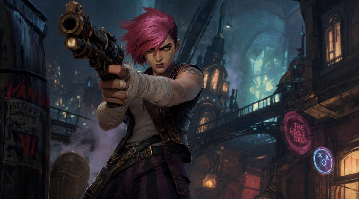 Punk Gunslinger in Steampunk Undercity preview image