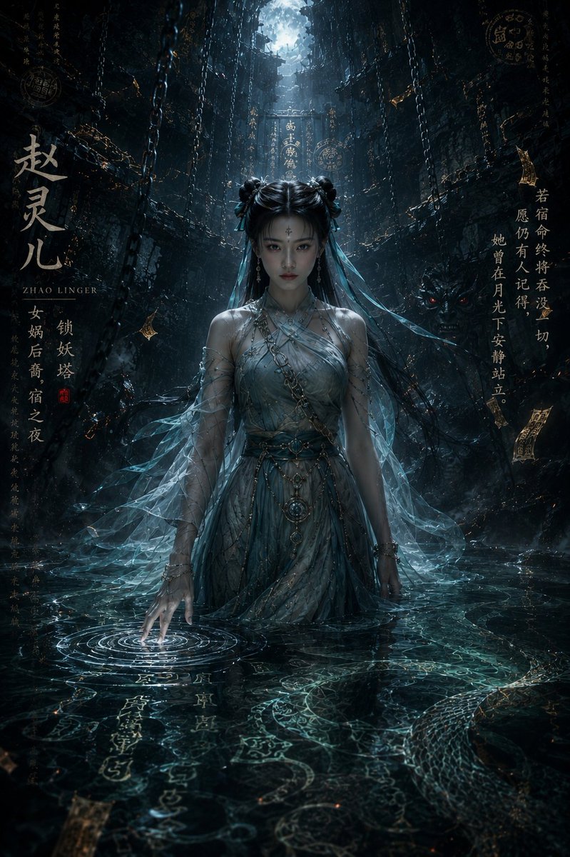 Dark Eastern Fantasy Zhao Ling'er Poster preview image