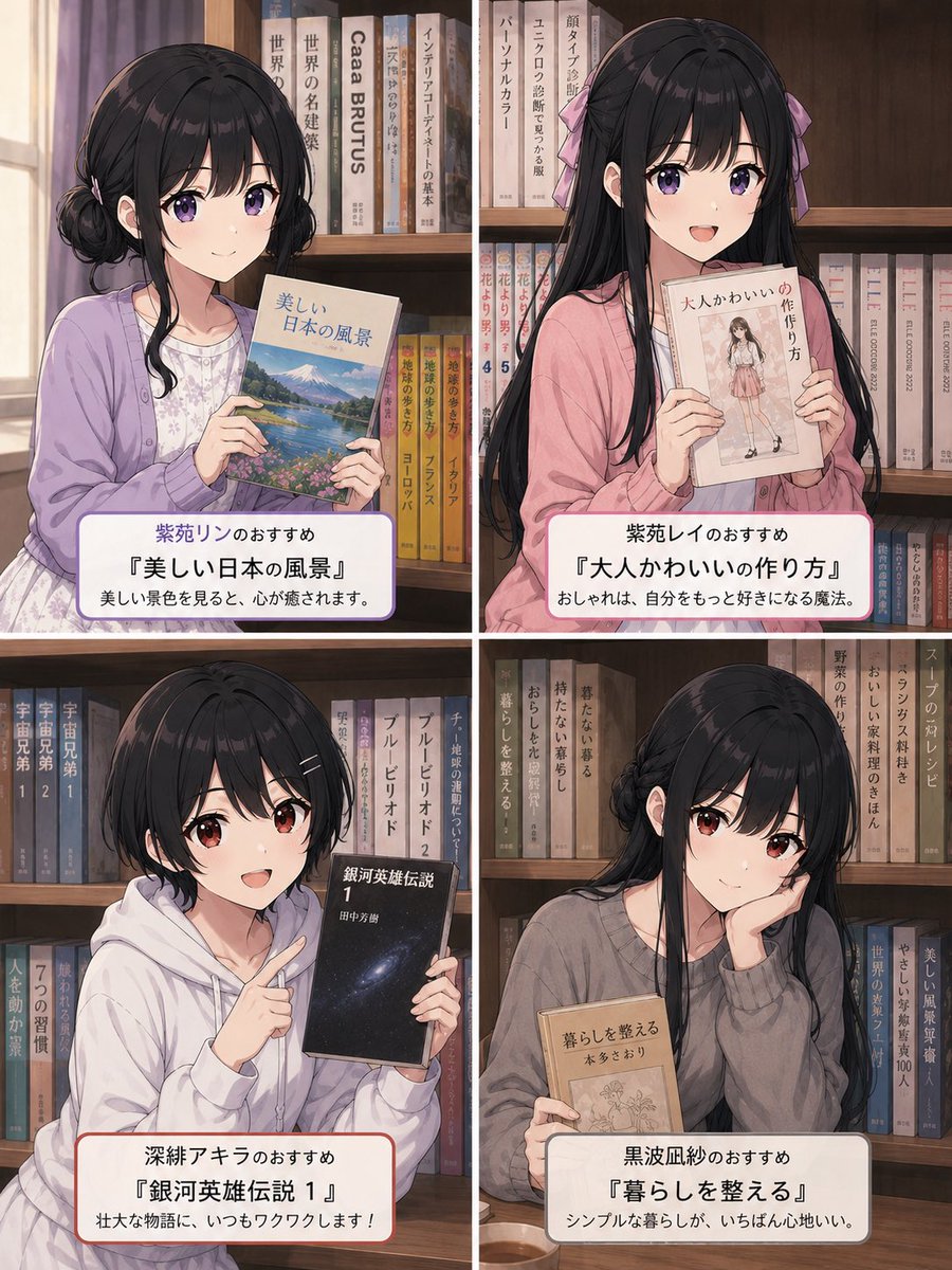 Four-Panel Anime Book Recommendations preview image