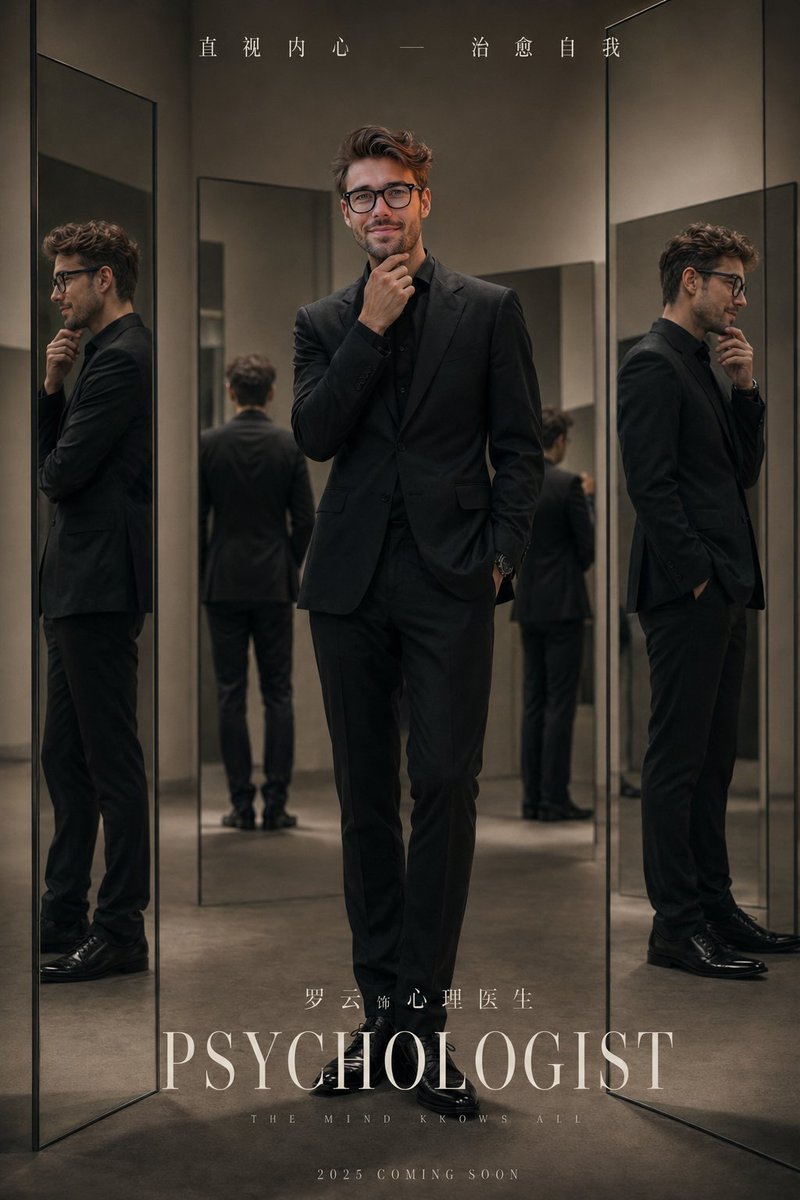 Minimalist Studio Mirror Portrait preview image