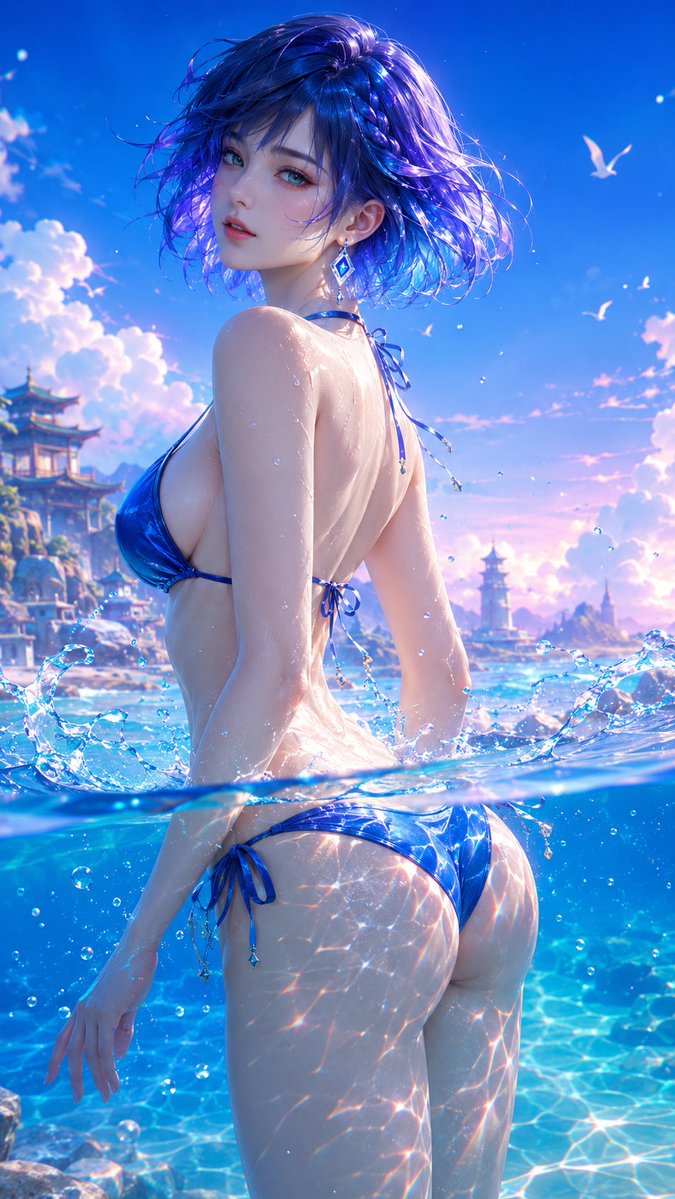3D Anime CG Fantasy Summer Illustration preview image