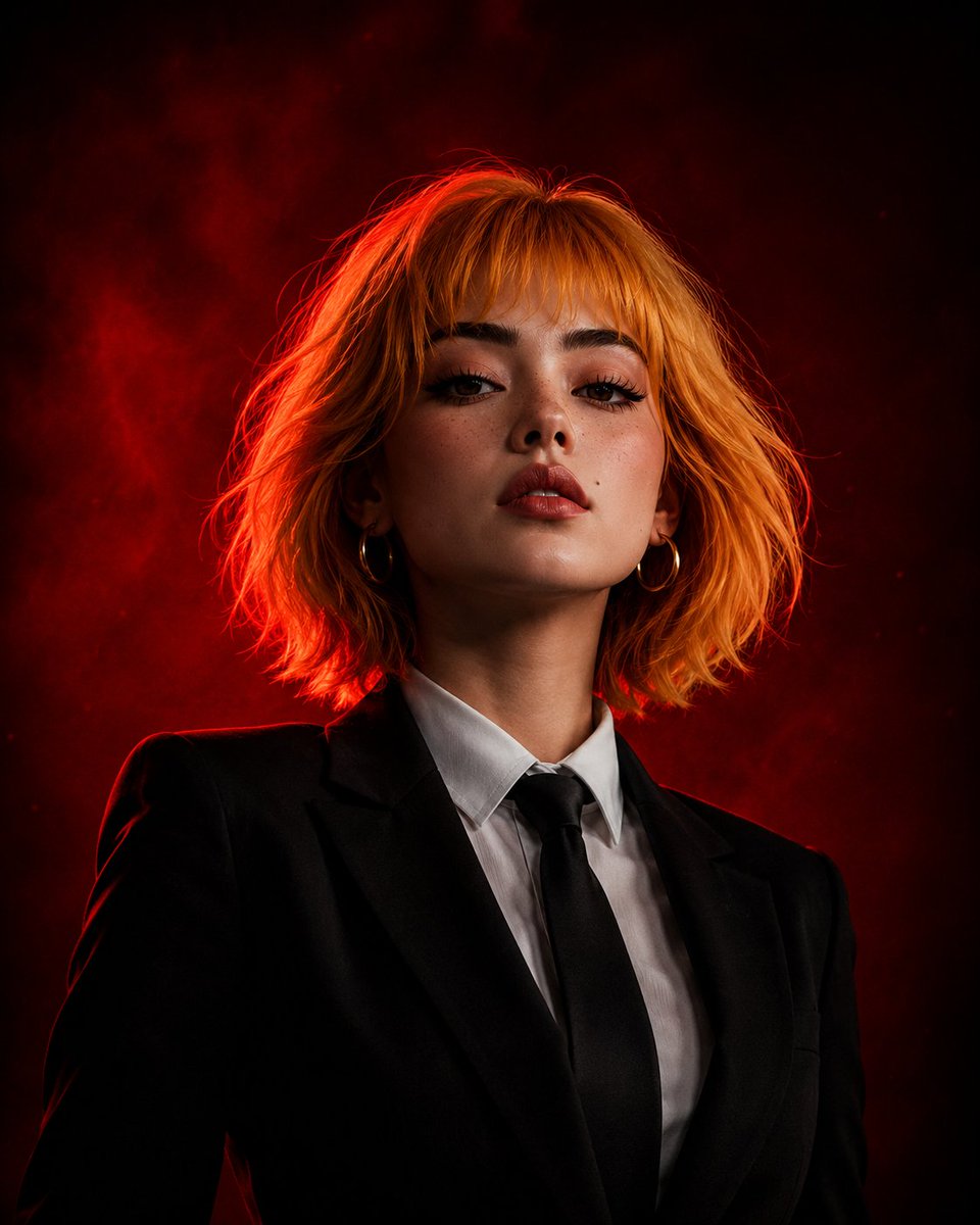 Cinematic Girl Boss Portrait preview image