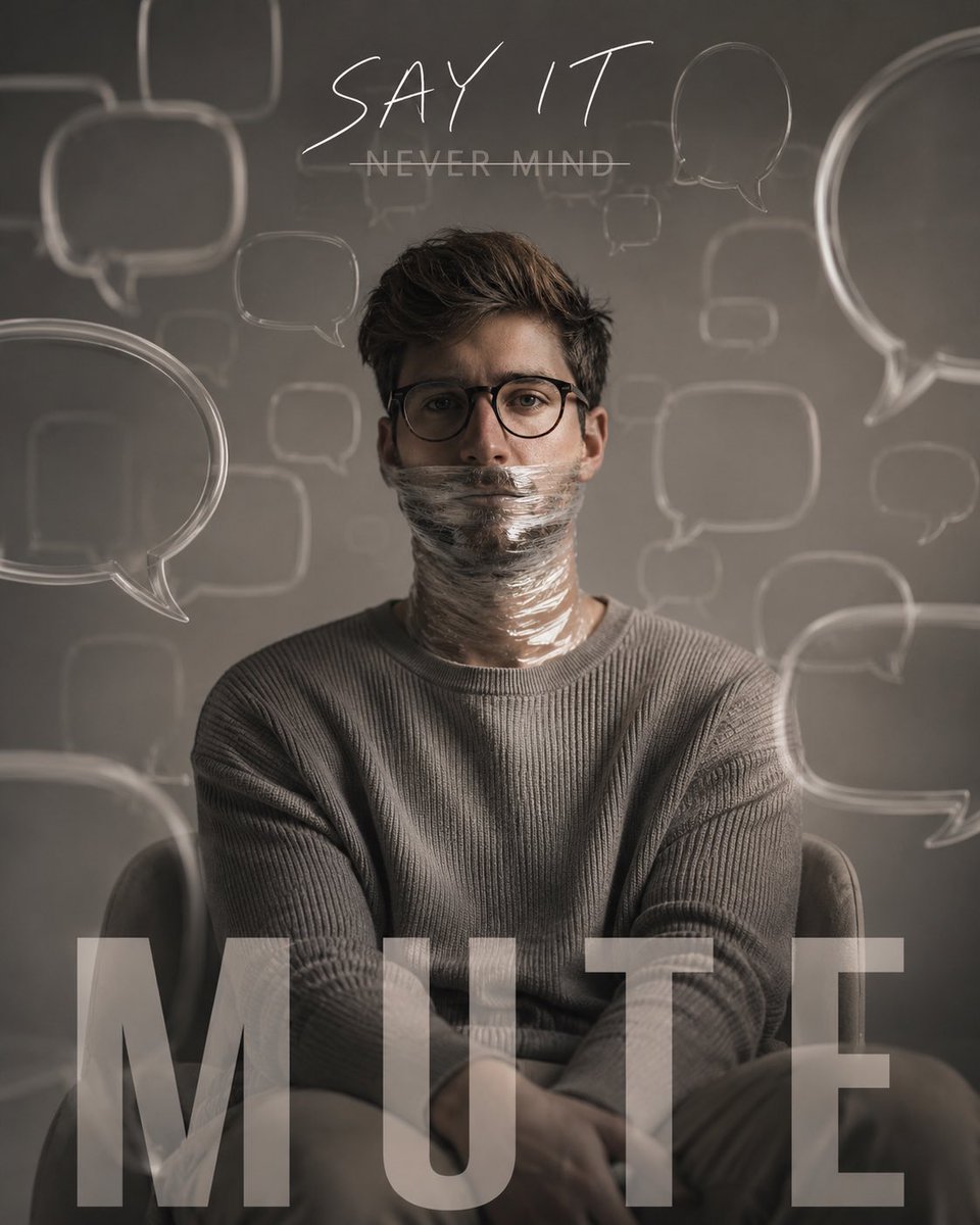 Muted Speech Editorial Portrait preview image
