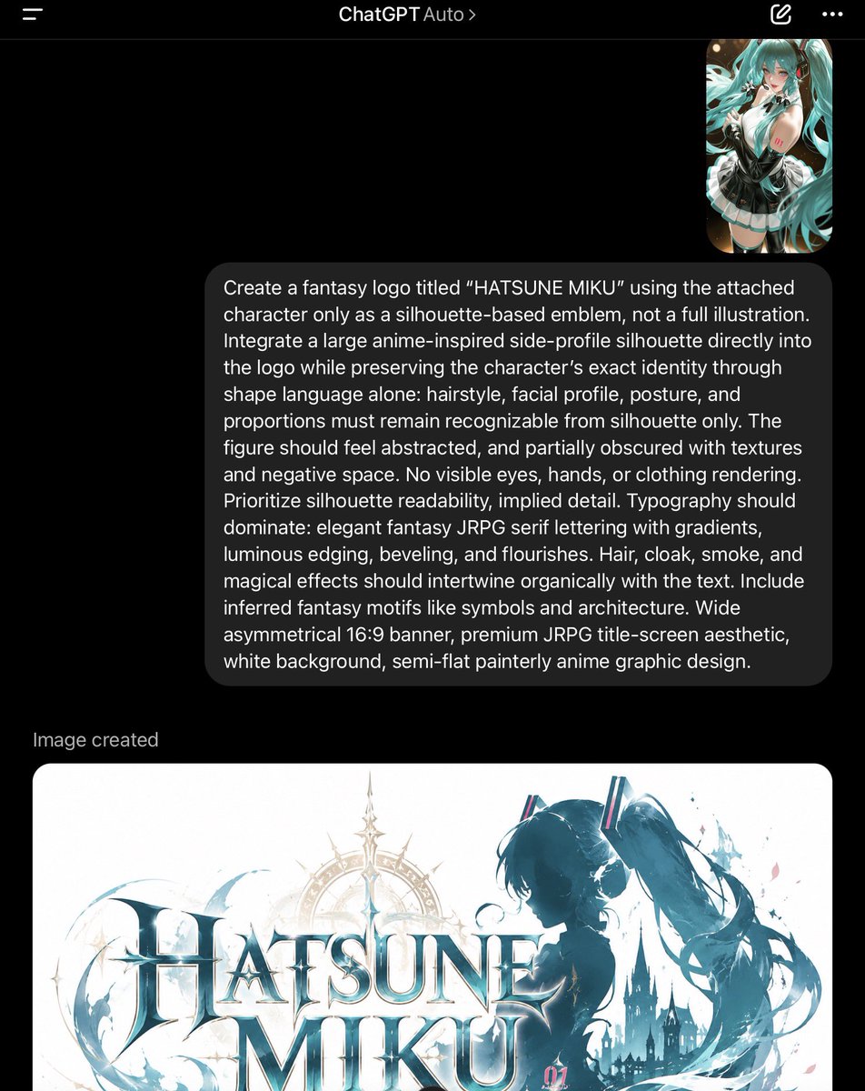 ChatGPT Fantasy Logo Screenshot preview image