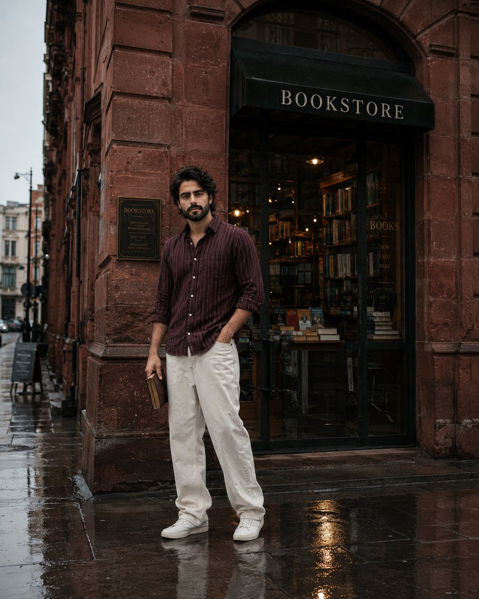 Street Side Bookstore Portrait preview image