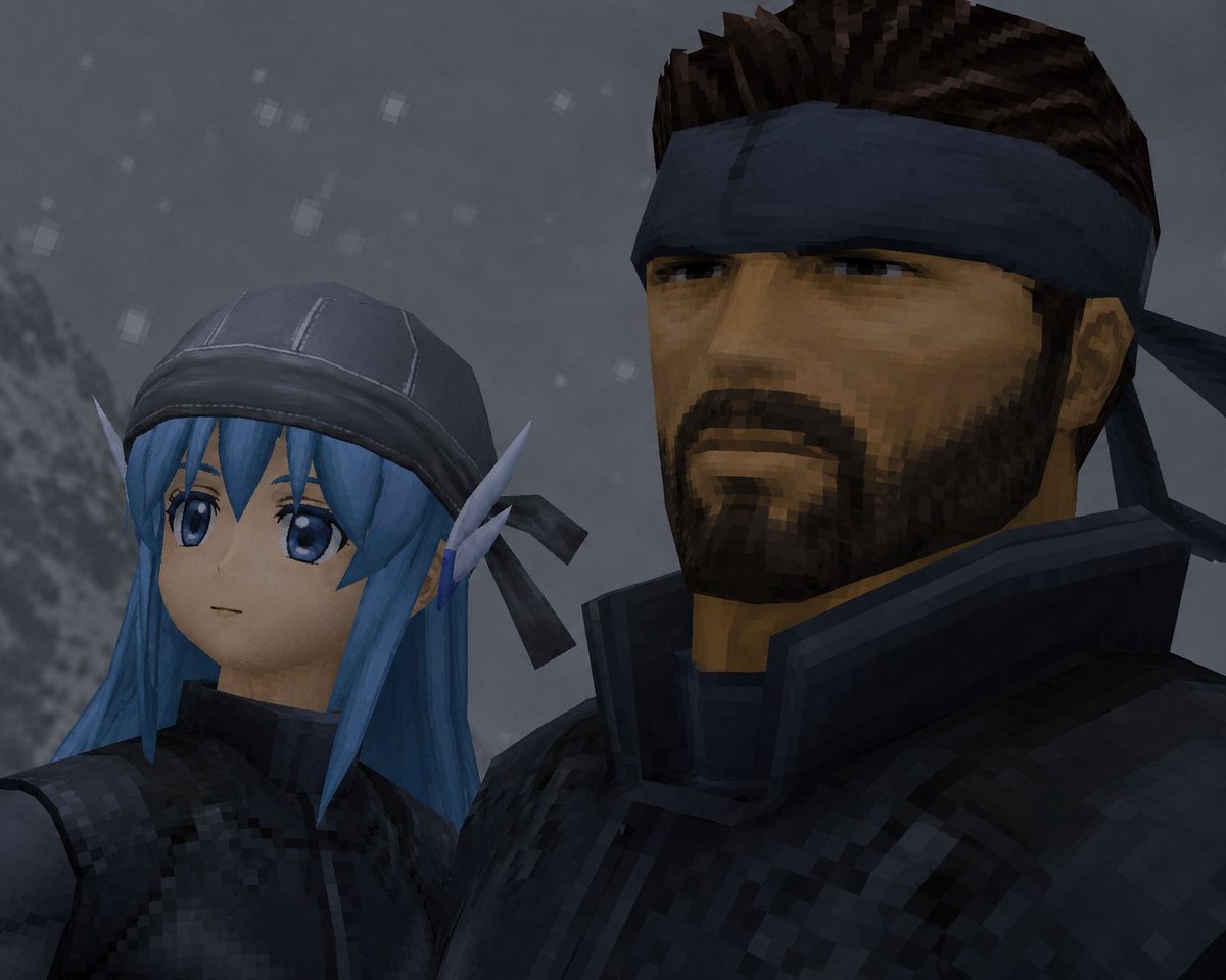 Retro Snowy Tactical Selfie preview image