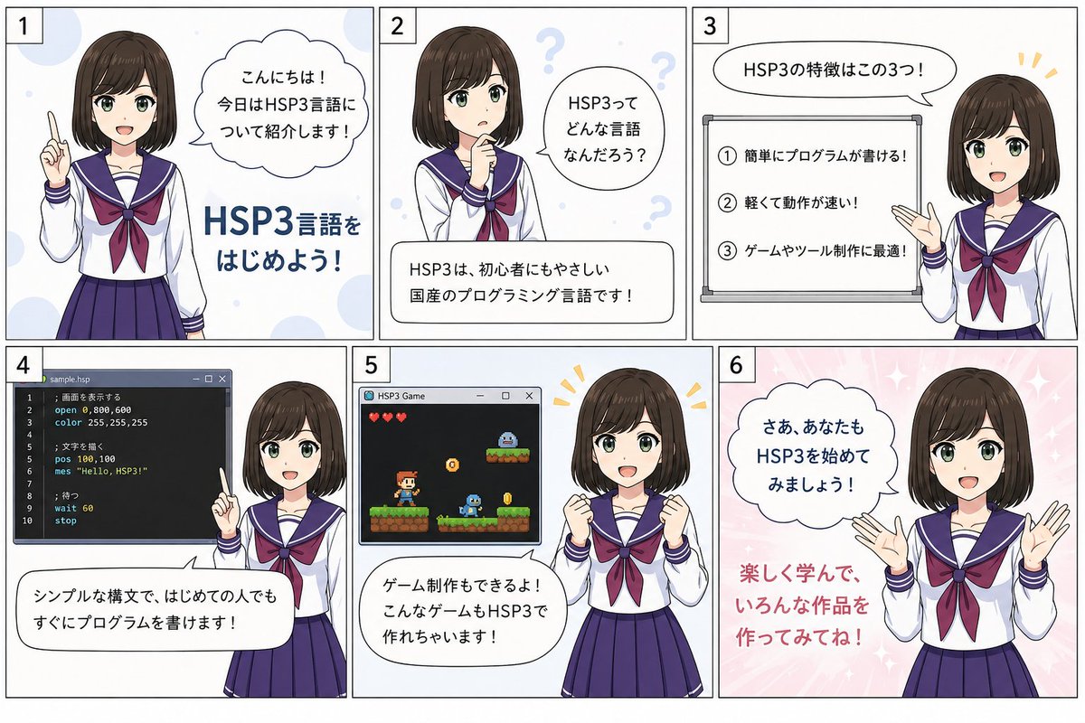 HSP3 Manga Introduction Comic preview image