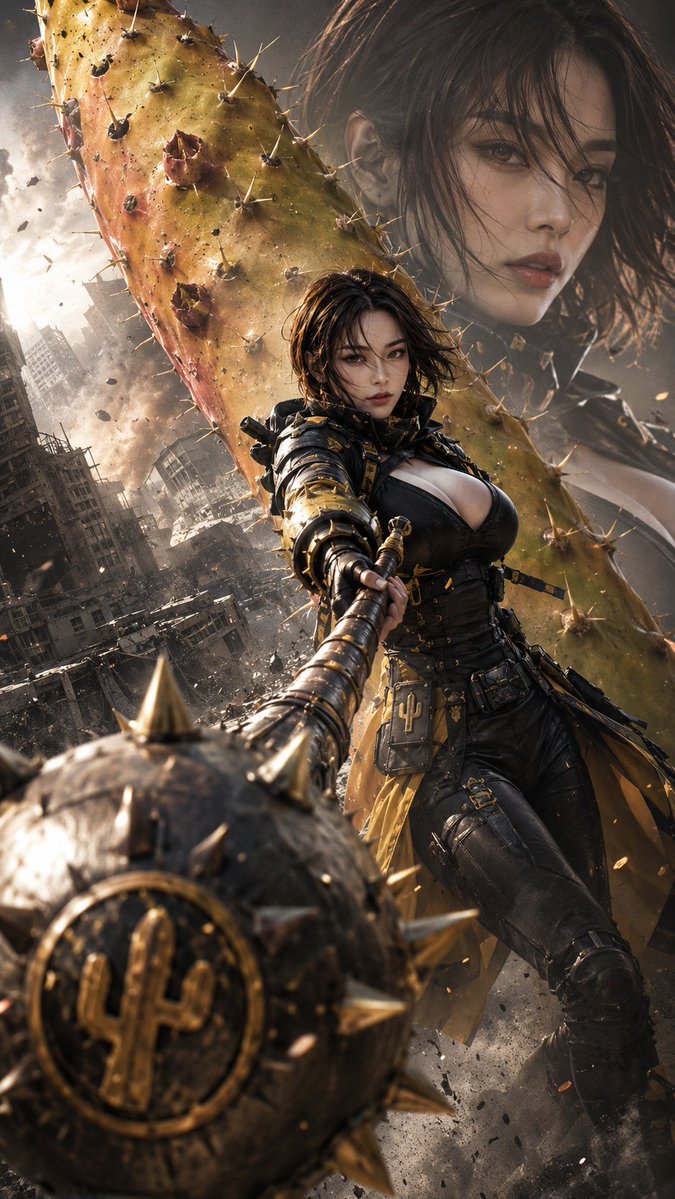 Post-Apocalyptic Cactus Warrior preview image