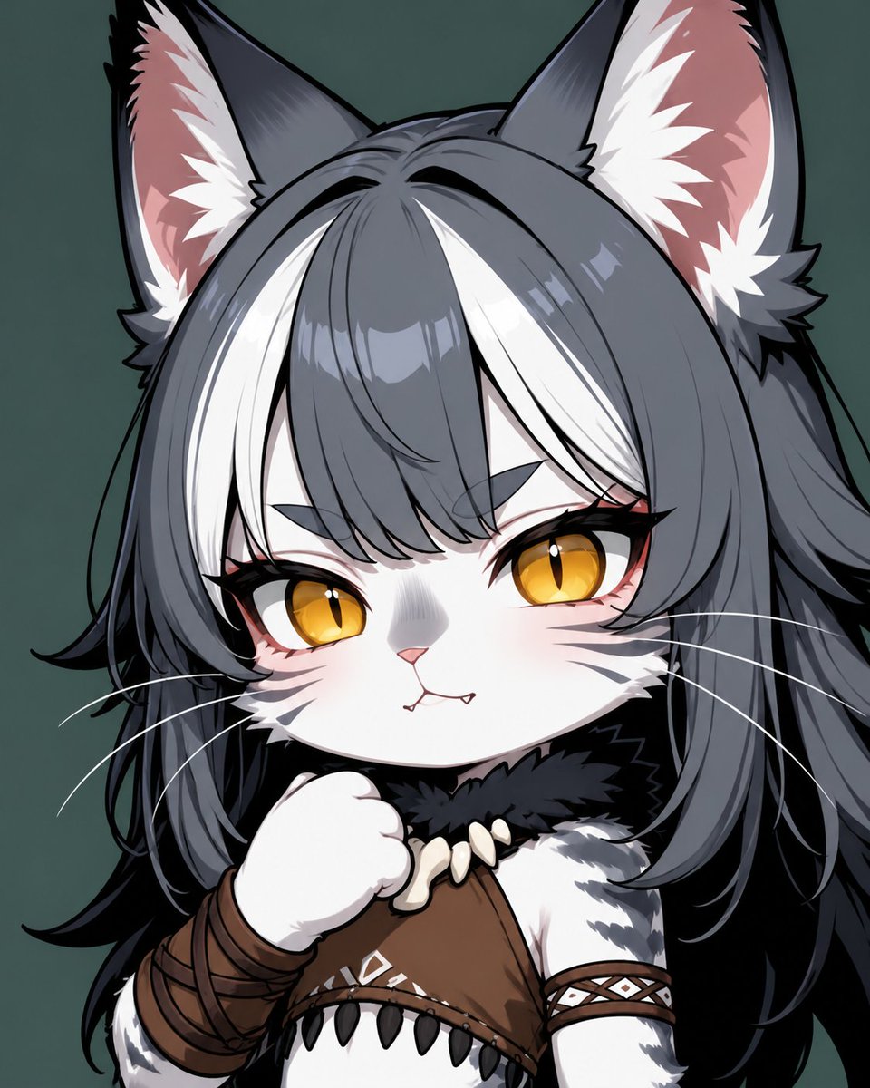 Chibi Cat-Girl Portrait preview image