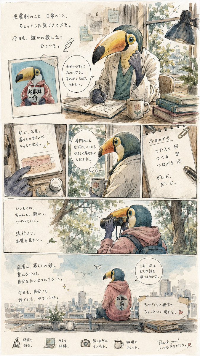 Toucan Dermatologist Diary Manga preview image