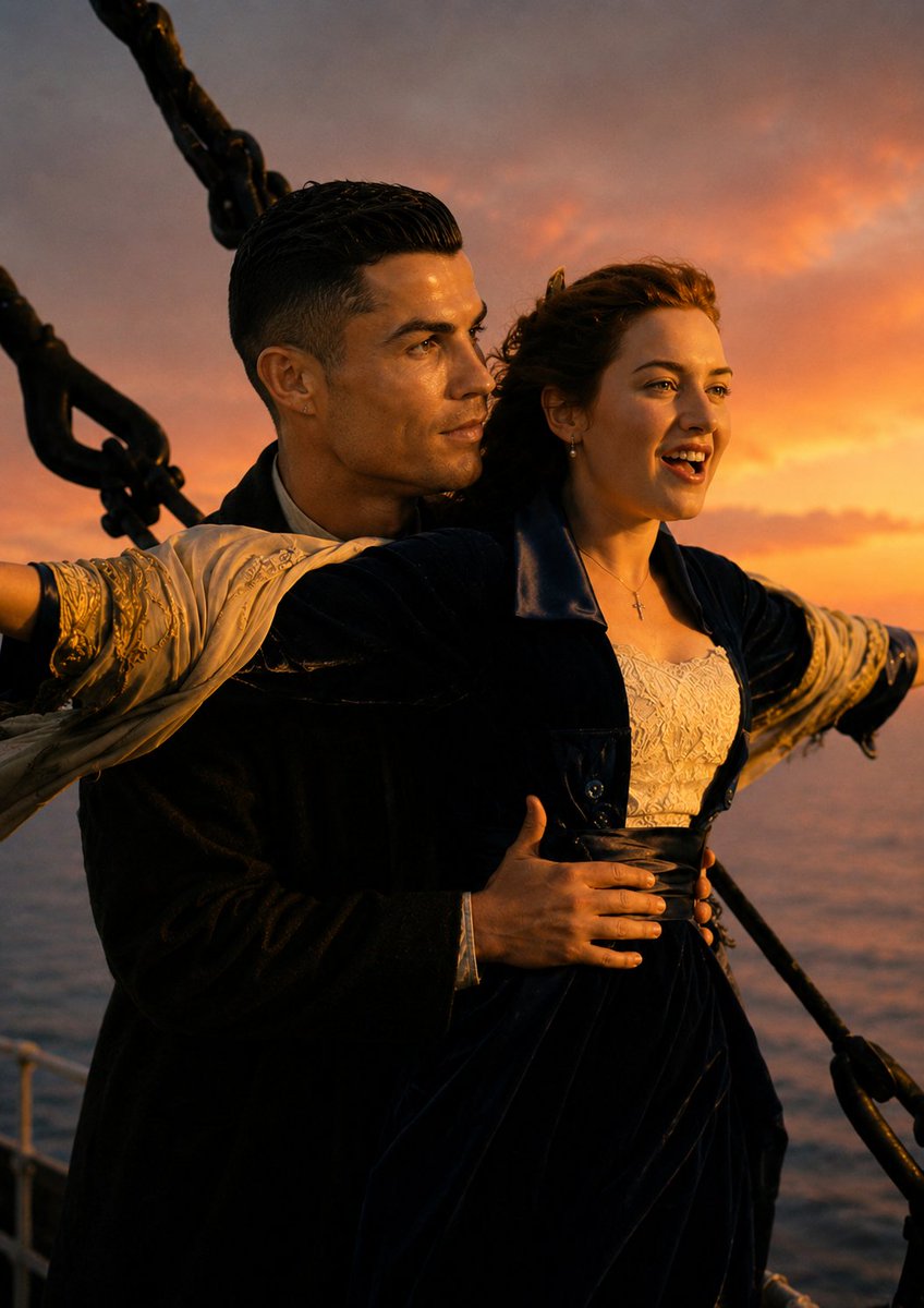 Censored Titanic Sunset Romance preview image