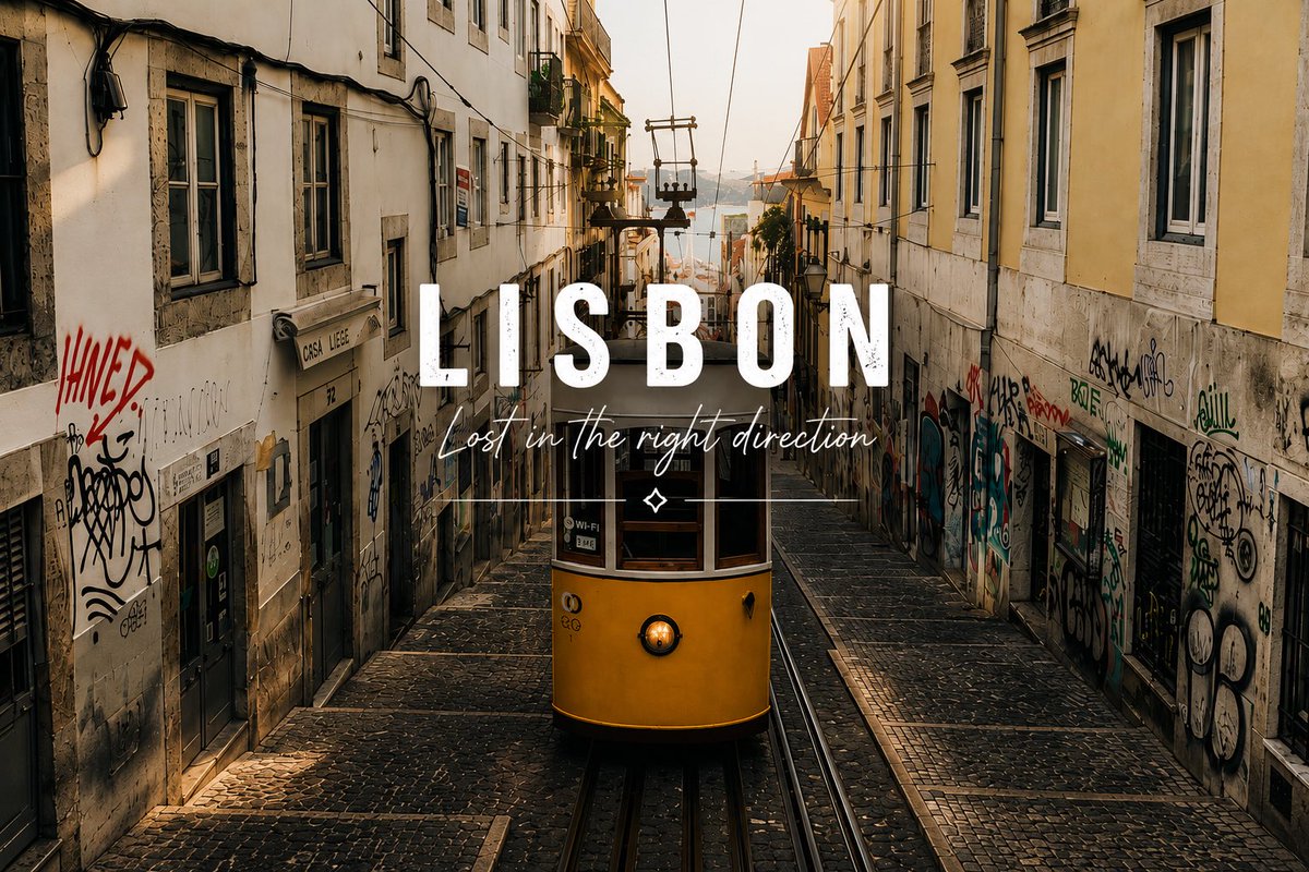 Lisbon Tram Travel Poster preview image