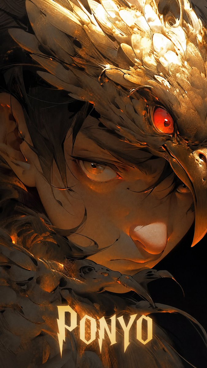 Dark Raven Armor Anime Poster preview image