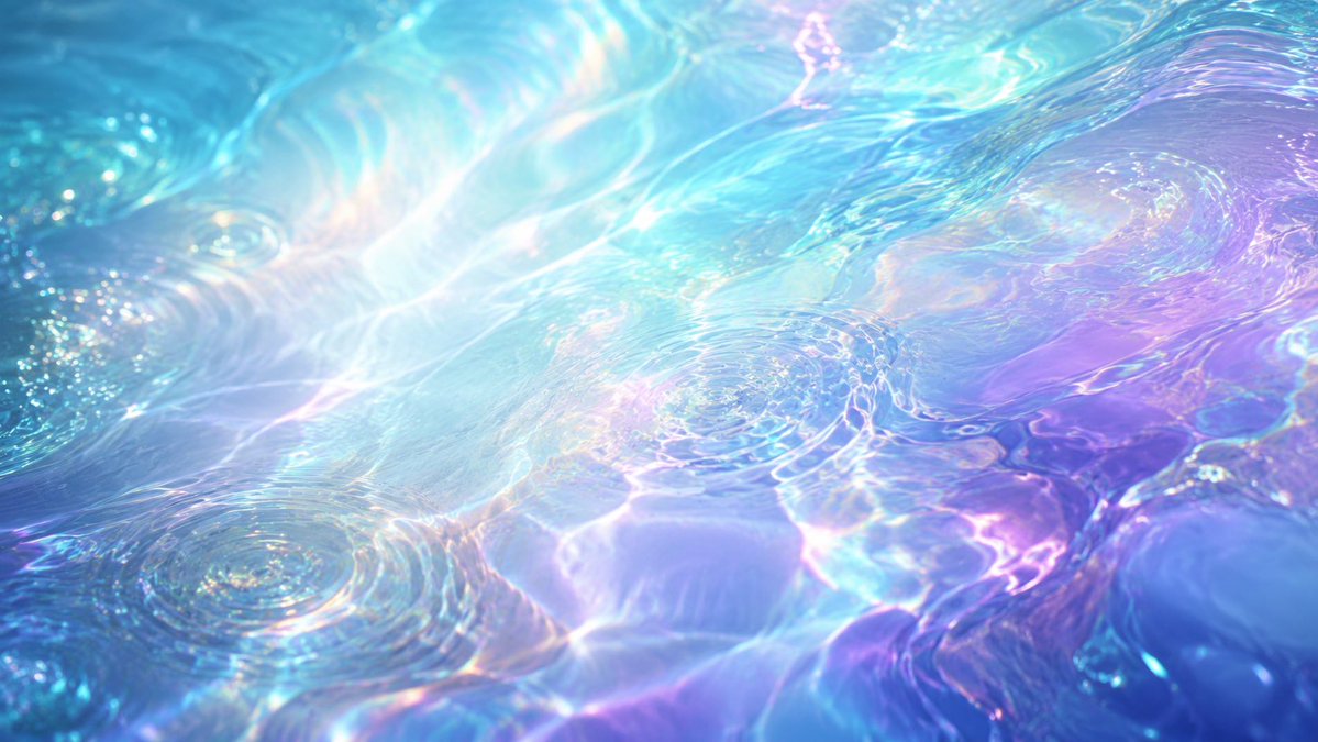 Iridescent Liquid Ripple Wallpaper preview image