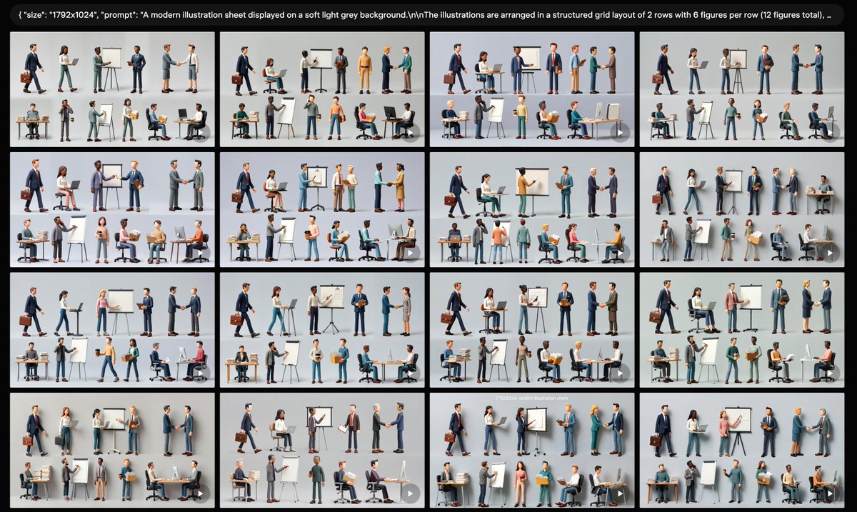 Business Character Sheet Gallery preview image