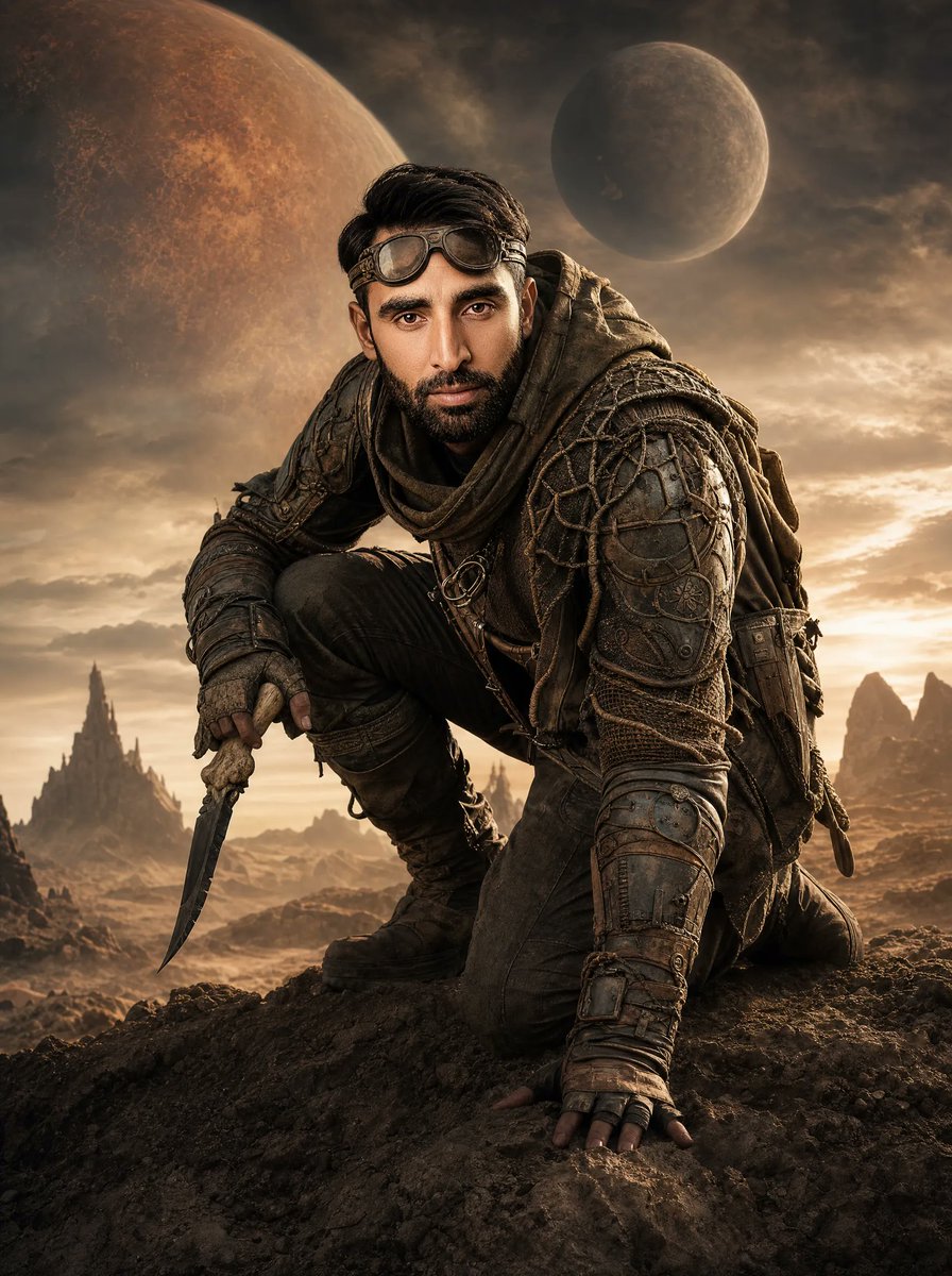 Post-Apocalyptic Alien Wasteland Warrior preview image