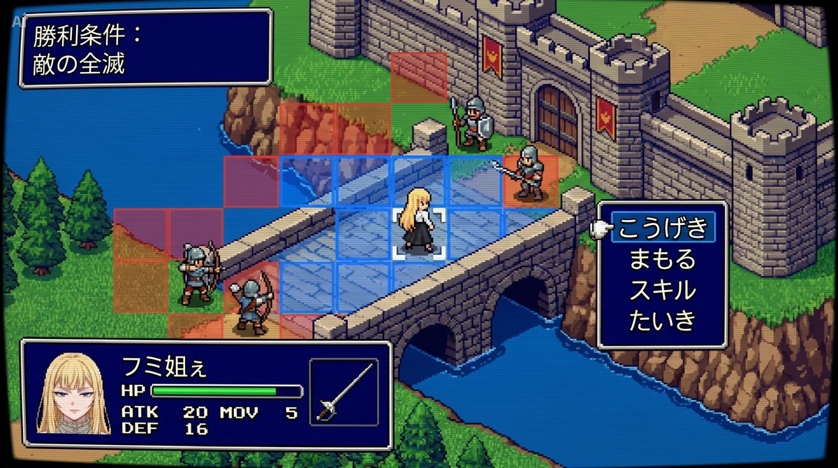 Tactical Simulation RPG Scene Prompt preview image