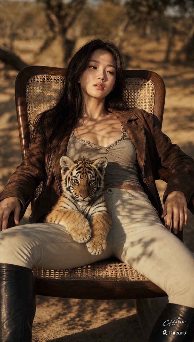 Safari Portrait With Tiger Cub preview image
