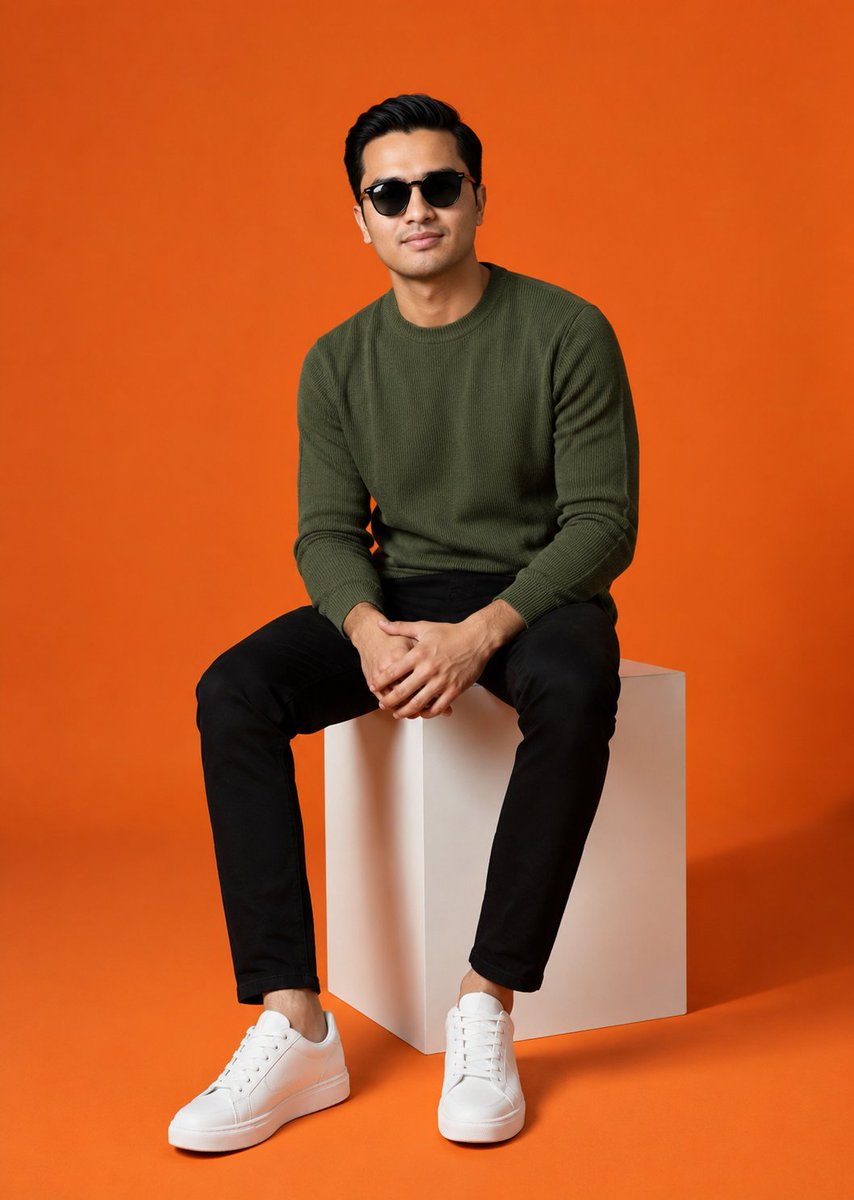 Minimalist Studio Fashion Shot preview image