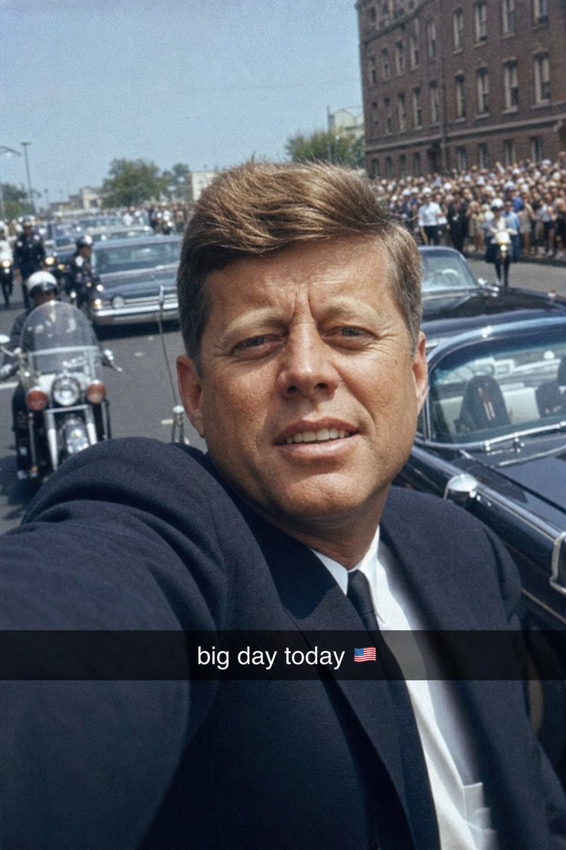 Historical Figure Snapchat Selfie preview image