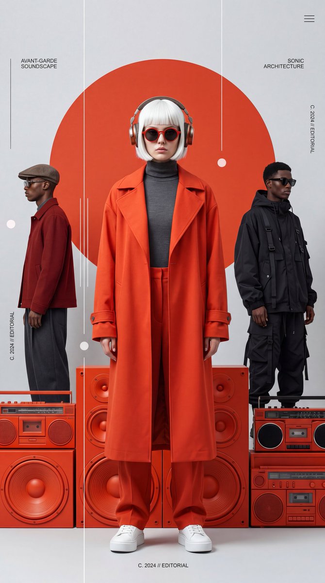 Avant-Garde Electronic Music Poster preview image