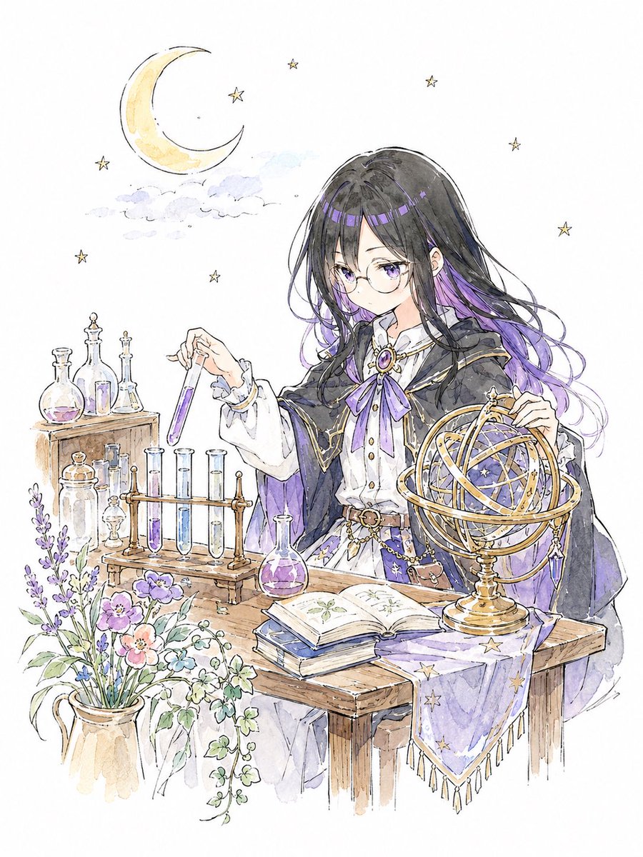 Storybook Watercolor Alchemist preview image