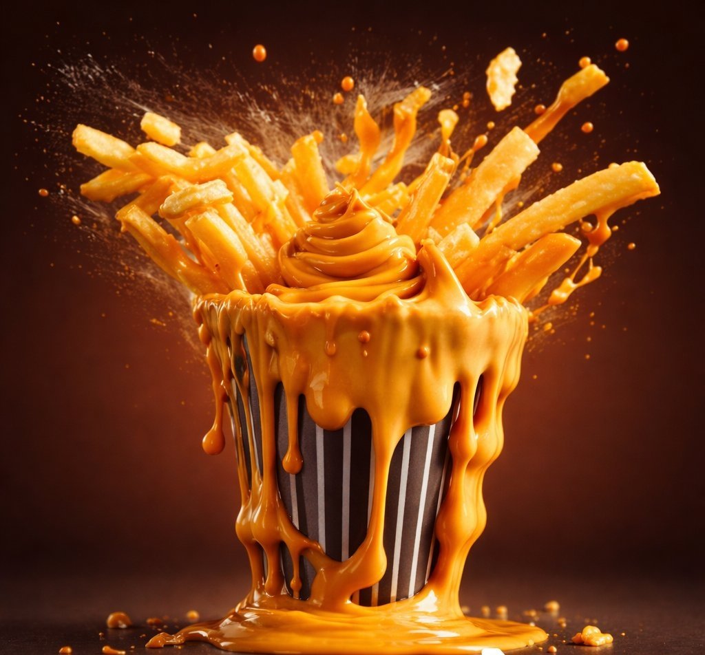 Realistic Juicy Cheeseburger Splash preview image