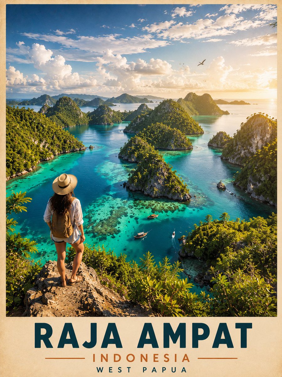 Vintage Cinematic Travel Poster preview image