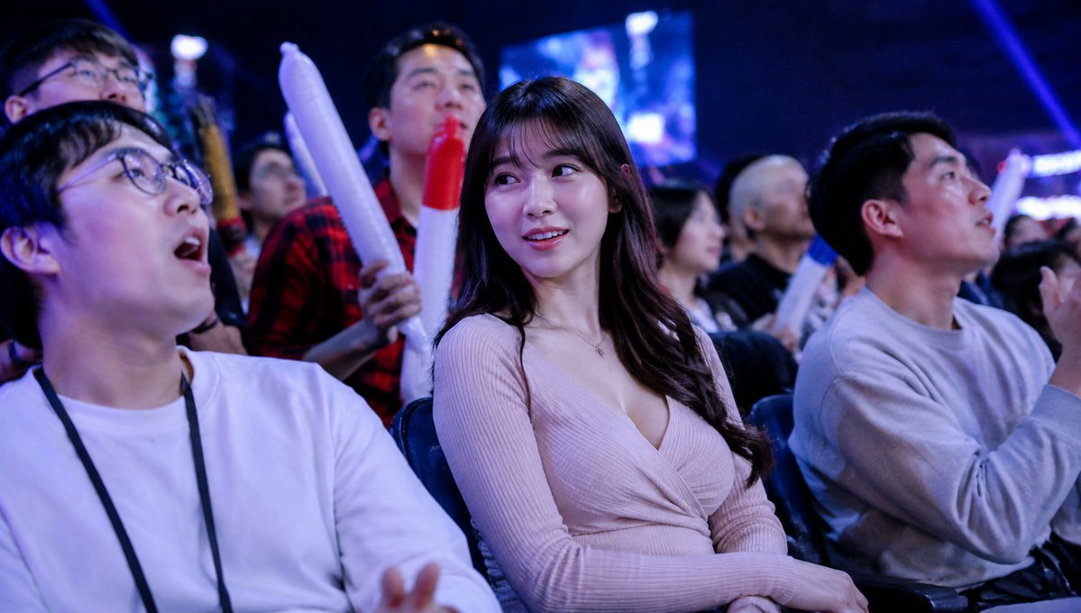 Blurred Esports Audience Crowd Shot preview image