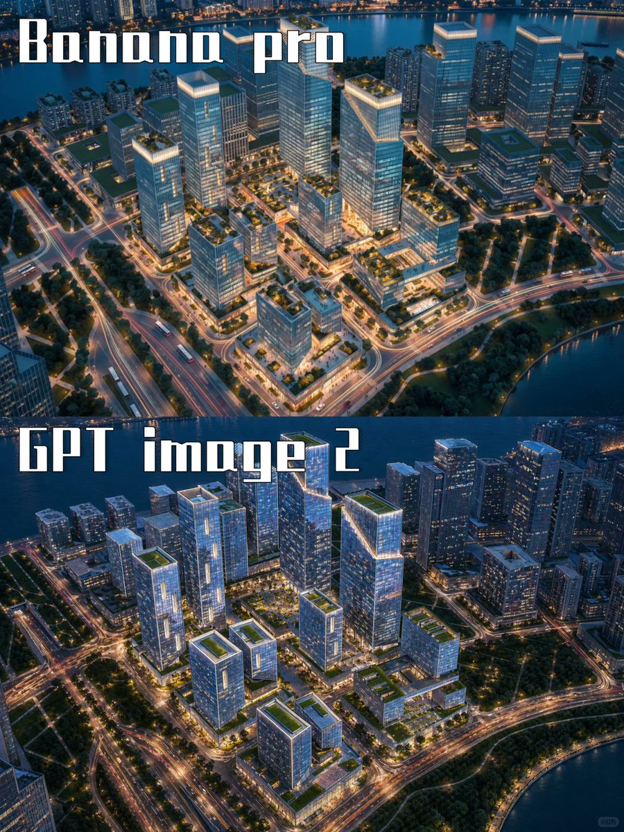 AI City Rendering Comparison Poster preview image