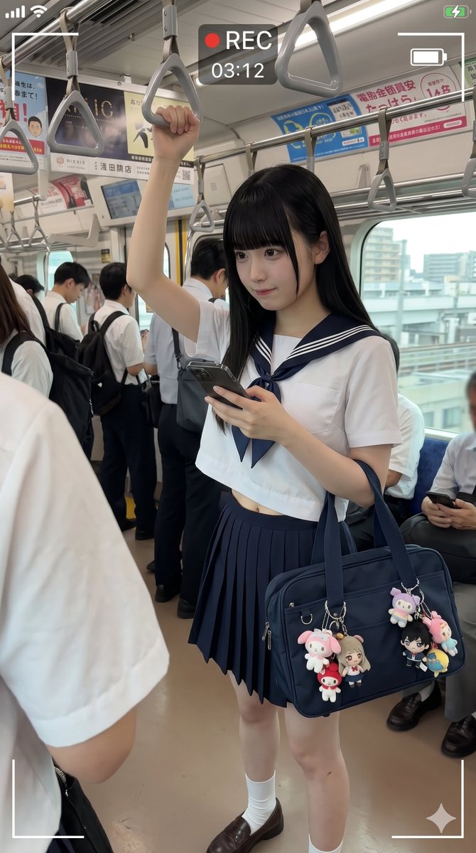 Japanese Train Schoolgirl Phone Recording preview image