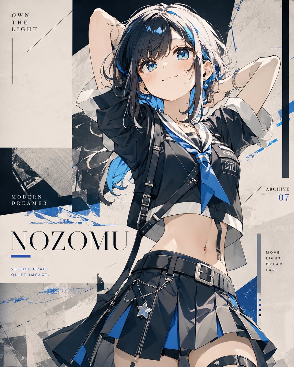 Anime Fashion Poster Nozomu preview image