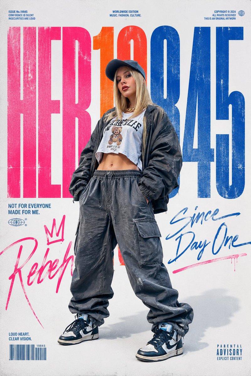 Streetwear Magazine Cover Poster preview image