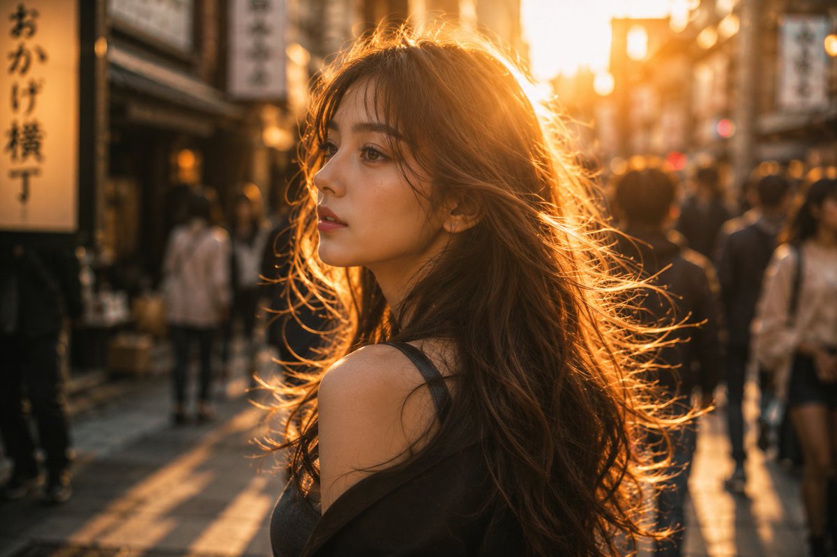 Tokyo Golden Hour Street Snapshot preview image